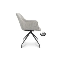 Anna - Spisebordsstol - Zinc Grå stof