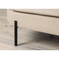 Antibes 3 personers Sofa - Beige og Sort