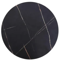 ANTICA sofabord, Sort marmorbordplade - Sort stel