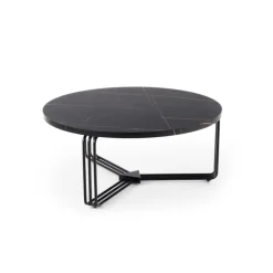 ANTICA sofabord, Sort marmorbordplade - Sort stel