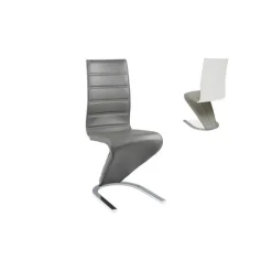 Apollo spisestuestol grå