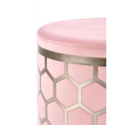 AQUA puf - Rosa, sølv