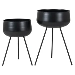 Ardola Blomsterstandere - 2 blomsterstandere i sort