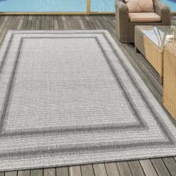 Aruba Udendørs tæppe Ramme - Creme