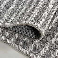 Aruba Udendørs Tæppeløber Stribet - Grå