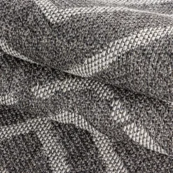 Aruba Udendørs Tæppeløber Stribet - Grå