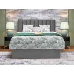 ASENTO 160x200 seng - Grå