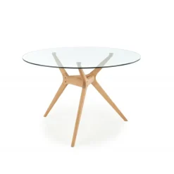 ASHMORE bord, - top - transparent, ben - Naturlig