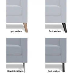 Ask hjørnesofa 300x269 cm antracit