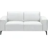 Assens hvid lædersofa