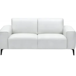 Assens hvid lædersofa