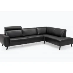 Assens læder Hjørnesofa med open end - Højrevendt