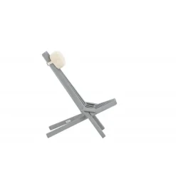 Asta Lounge Stol - Mørkegrå,Off White