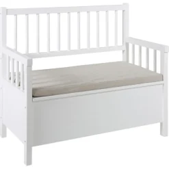 Aster bænk beige stof