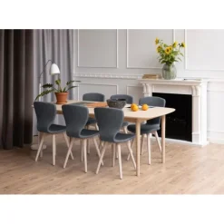 Aston spisebord hvid MDF