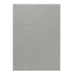 Ata Kortluvet tæppe Ensfarvet - Creme