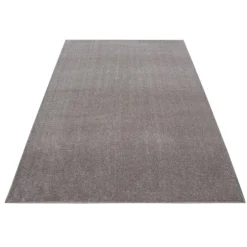 Ata Kortluvet tæppe Ensfarvet - Beige