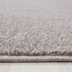 Ata Kortluvet tæppe Ensfarvet - Beige