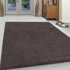 Ata Kortluvet Tæppeløber Ensfarvet - Mokka