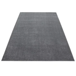 Ata Kortluvet Tæppeløber Ensfarvet - Lysegrå