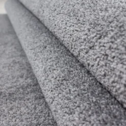 Ata Kortluvet Tæppeløber Ensfarvet - Lysegrå