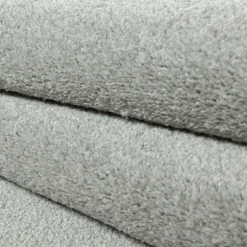 Ata Kortluvet Tæppeløber Ensfarvet - Creme