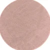 Ata Rund Kortluvet tæppe Ensfarvet - Rosa