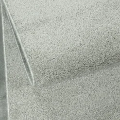 Ata Rund Kortluvet tæppe Ensfarvet - Creme