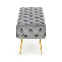 ATHENA Bænk, - Grå/guld