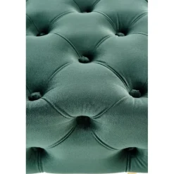 ATHENA bænk - Mørkegrøn/guld