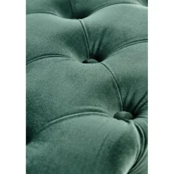 ATHENA bænk - Mørkegrøn/guld