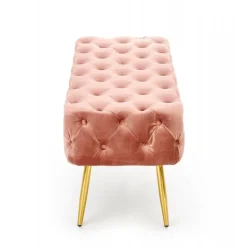 ATHENA bænk - Pink/guld