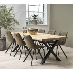 Atlantic massiv naturolieret egetræ plankebord 200x95cm