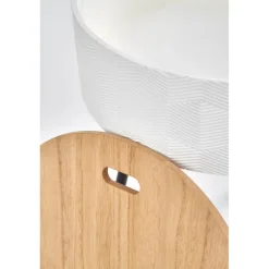 AURA c. bord, farve Hvid