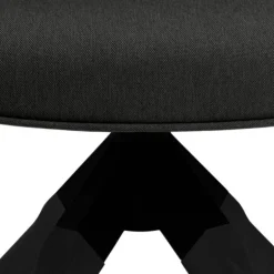 Aura spisebordsstol med armlæn grå stof