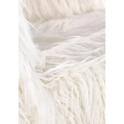 AUSTIN lænestol Creme / Sort / Natur