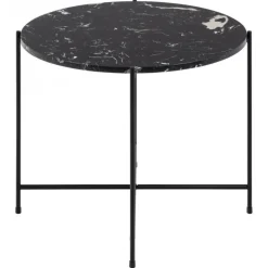 Avila hjørnebord sort sten