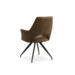 Aya spisebordsstol - Almond Bull microfiber læder