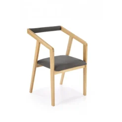 AZUL 2 Spisebordsstol, Naturlig eg / Grå