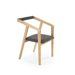 AZUL 2 Spisebordsstol, Naturlig eg / Grå