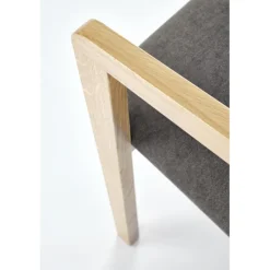 AZUL 2 Spisebordsstol, Naturlig eg / Grå