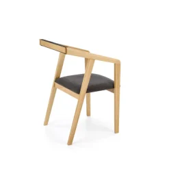 AZUL 2 Spisebordsstol, Naturlig eg / Grå