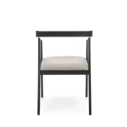 AZUL Spisebordsstol, - fløjl - Grå