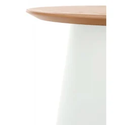 AZZURA-S, sofabord, Naturlig / Hvid