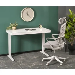 B52 skrivebord med justerbar højde, Hvid