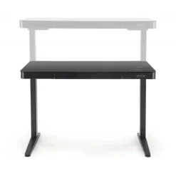 B52 skrivebord med justerbar højde, Sort