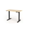 B53 skrivebord med justerbar højde, gylden eg / Sort