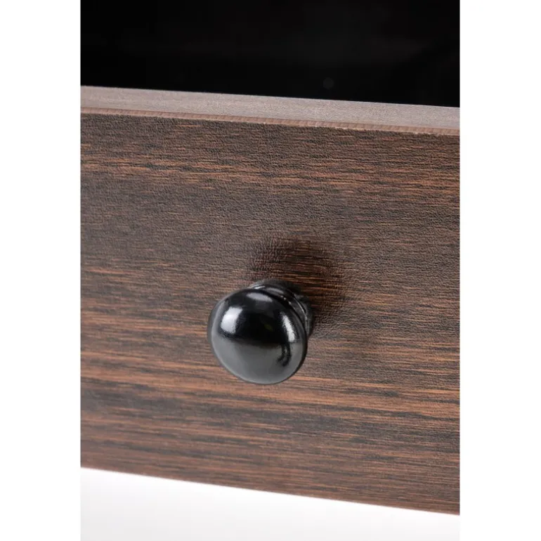 B47 skrivebord Valnød / Sort