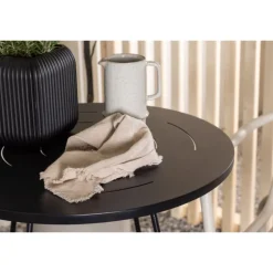Bacong Rund Loungesæt - Havemøbelsæt - Beige,Sort