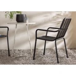 Bacong Rundt Loungesæt - Havemøbelsæt - Beige,Sort